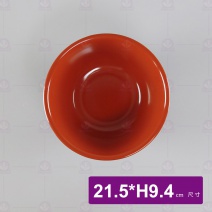 【LihTay】3033中湯碗雙色 21.5x9.4cm(12入/盒)
