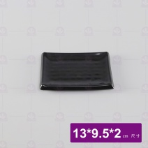 【HS】80001四角燒物盤-黑 13x9.5x2cm