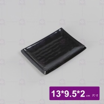 【HS】80001四角燒物盤-黑 13x9.5x2cm