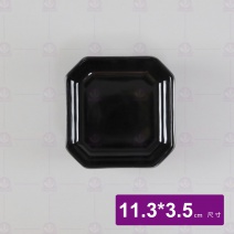 【HS】F-B024八角池-黑 11.3x3.5cm