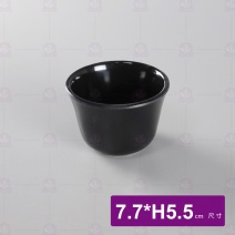【LihTay】107 反口杯-黑 7.7xH5.5cm