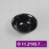 【LihTay】703小湯碗-黑色Φ11.2xH5.7cm(24入/盒)
