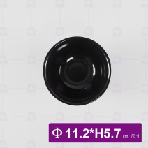 【LihTay】703小湯碗-黑色Φ11.2xH5.7cm(24入/盒)