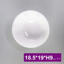 【LihTay】761中缽碗-乳白 18.5x19x9cm