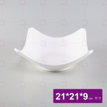 【LihTay】99四角缽大- 乳白 21x21x9cm