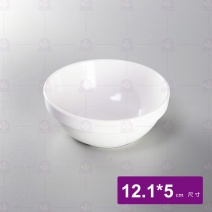 【LihTay】104-1沙拉碗-乳白 12.1x5cm(24入/盒)