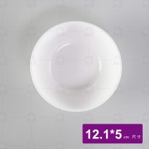【LihTay】104-1沙拉碗-乳白 12.1x5cm(24入/盒)