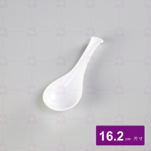【LihTay】110中湯匙-乳白16.2cm