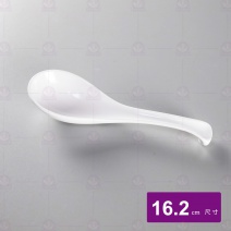 【LihTay】110中湯匙-乳白16.2cm