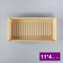 【HS】JQ1000 陶面晶巧收納盒南瓜色 11x4cm(12入/盒)