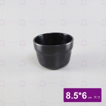 【HS】65 吸物碗身 黑 8.5x6cm (12入/盒)