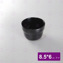 【HS】65 吸物碗身 黑 8.5x6cm (12入/盒)