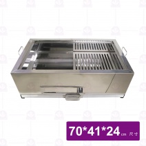 厚烤肉爐 1x2尺  B0080 70x41x24cm
