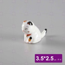 筷架-日本金貓筷架(五) 3.5x2.5cm