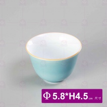 T-HC-013祭青釉杯 Φ5.8xH4.5cm
