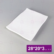 【LihTay】6021長方盤-乳白 28x20x3cm