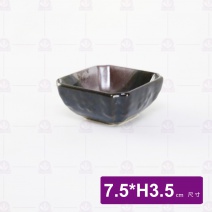 海金沙 四方碟 6 7.5xH3cm