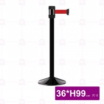 萬向伸縮帶欄柱(黑柱)RS-N5BK 經濟型(D)
