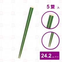 【菊川本味】風雅PBT筷-竹青 (5雙入/包)