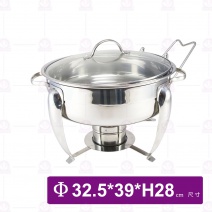 圓型半圓腳自助餐爐