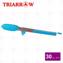 【三箭牌】立式梅花夾矽膠耐熱12吋(藍) 30cm