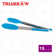 【三箭牌】梅花夾矽膠耐熱7吋(藍) 19cm