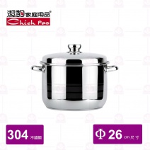 【潔豹】歐洲鍋  雙耳 / 9.0L  Φ26xH18.5cm
