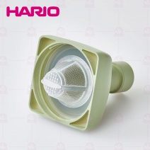 【日本HARIO】KAB-120-SG 方形白冷泡茶壺-綠色