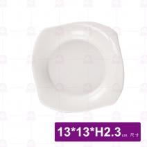 典雅方形小碟盤-5吋