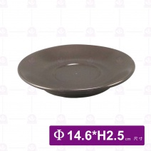 拿鐵咖啡底盤-無光烏灰(無杯子)