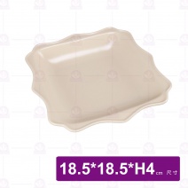 棱邊湯盤9吋-無光卡其 18-JL06-9-K