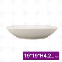 【日本進口】 7.5吋正角深缽-白色 B7.5-25