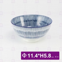 千絲萬縷-螺紋碗 4.5吋Φ11.4xH5.8cm