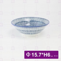 千絲萬縷-犁地碗 6吋 Φ15.7xH6cm