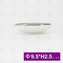 藍線紋泡菜碟 3.75吋 Φ9.5xH2.5cm