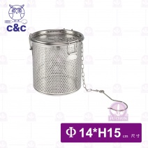 【C&C】304魯料籃 Φ14xH15cm