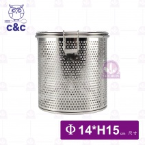 【C&C】304魯料籃 Φ14xH15cm