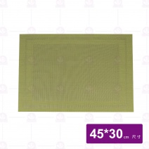 墨綠色四角雙框PVC餐墊