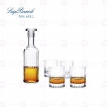 【Luigi Bormioli】BACH 威士忌禮盒組(1壺4杯)