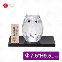 【日本津輕】手作白色貓頭鷹(小)