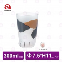 【日本ADERIA】Coconeco 日本貓腳杯 子貓-300ml