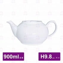 【全國磁器】白色中式茶壺(TA66PL)