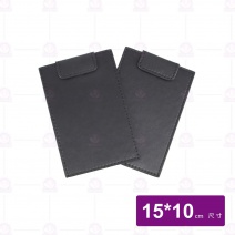 (單面)短黑皮帳板夾(單入)
