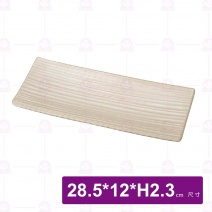 【HS】陶面新月燒物盤 -粉盈 (JA215)(12入/盒)