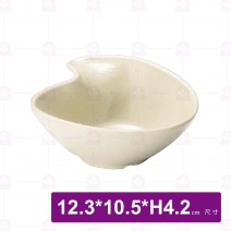 【HS】陶面勾型缽(小) -粉盈 (JA303)(24入/盒)