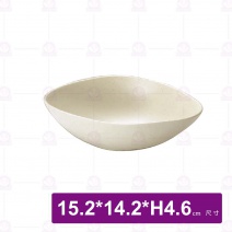 【HS】陶面蛋型深缽(小)-粉盈 (JA317)(24入/盒)