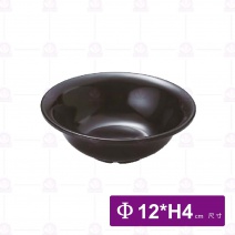 【HS】魚翅碗-黑 (009)(48入/盒)