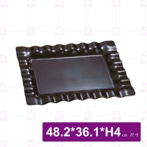 【HS】歐克流線盤 19吋-黑 (HS2035)(6入/盒)