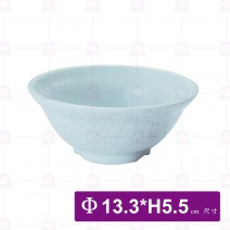 【HS】生意碗 5.2吋-青瓷 (3051)(24入/盒)