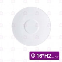 【全國磁器】全國咖啡盤-Φ16 (S095)